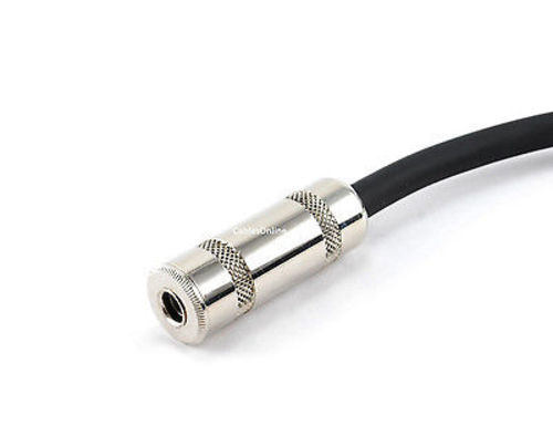 25ft Mono 1/4 inch (6.3mm) Male to Female Speaker Audio Extension