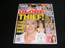 GLOBE magazine 2006 10 30 Camilla Brad Angie Farrah Ryan Sarah Michelle Gellar