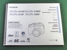 Fujifilm FinePix S5700 S5800 S700 S800 Owner's Manual: W/ Protective Covers 