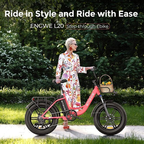 ENGWE E-Bike 20*4.0 Zoll Fat Tire Elektrofahrrad 48V 13Ah Klapprad Pedelec - Bild 18 von 19