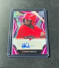2020 Leaf Flash Portrait D'Shawn Knowles Pink Prizm Rookie Auto 4/15