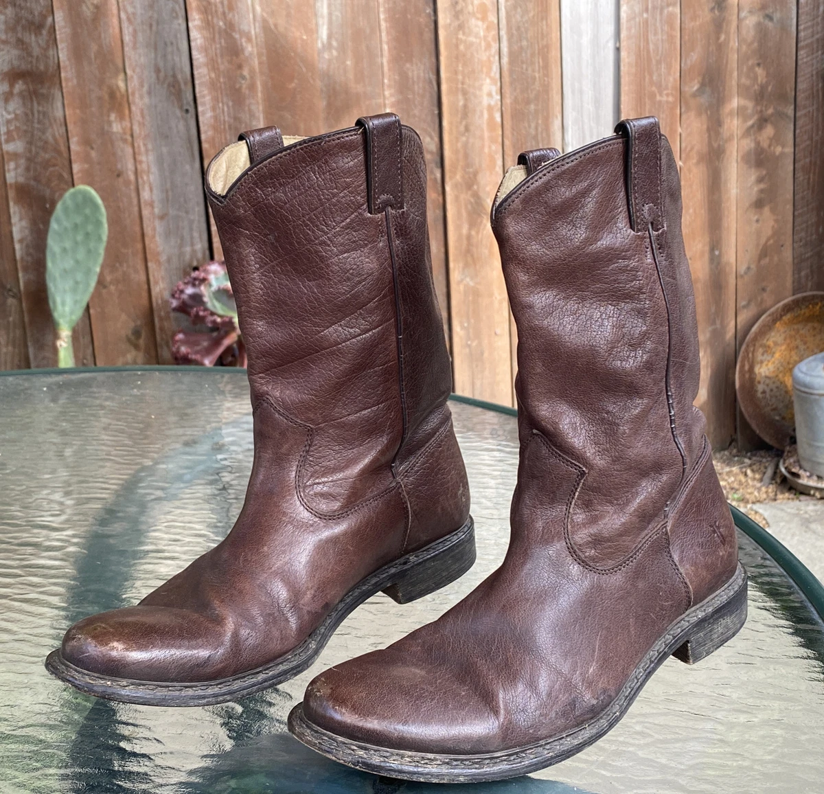 Frye mens top cowboy boots