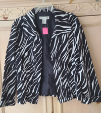 Requirements Women's Animal Print Jacket ~ Xl