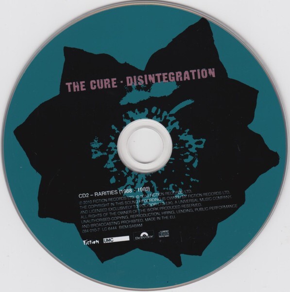 The CURE CD x 3 Disintegration 2019 REMASTERED +24 New Trks