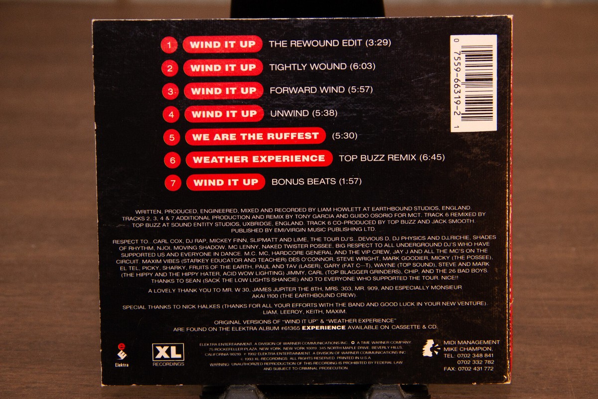 The Prodigy – Wind It Up (Rewound) - RARE CD Single | eBay