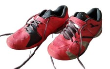 Babolat Womens Shoes Size 8 Red Kompressor All Court Tennis Athletic 31S1374 EUC