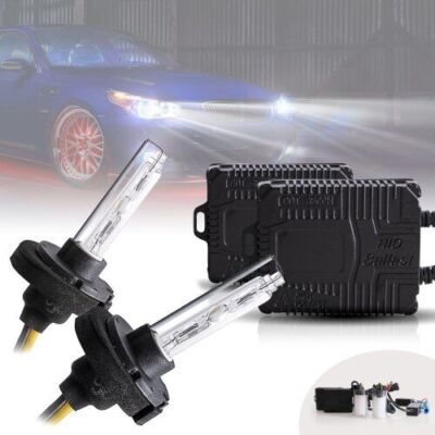 VLAND D2H HID Xenon Bulbs 2PC 55W 600K & Ballasts & Decoder High / Low Beam Pair