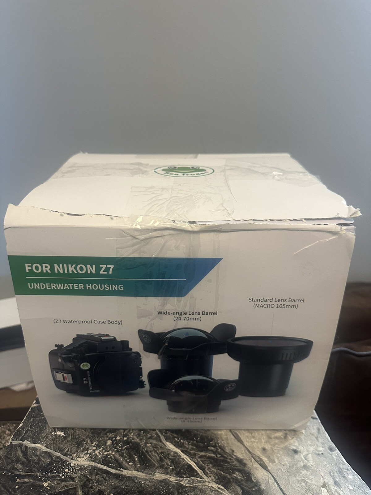 SeaFrogs 40M/130ft Underwater Camera Housing Waterproof Case for Nikon