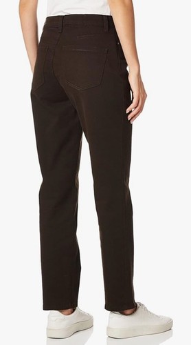Gloria Vanderbilt Women's Amanda Classic High Rise Coffe Roast 16 Size - Picture 5 of 6