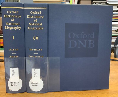 2004 Oxford Dictionary of National Biography 1st Edition Complete