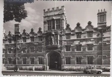 University College. Oxford. High Street Front. Statue of Queen Anne over Gateway