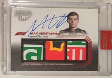MAX VERSTAPPEN 2022 Topps Dynasty Formula 1 F1 Patch AUTO 1/2 RED BULL TAG HEUER