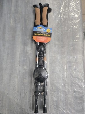 NEW Cascade Mountain Tech Aluminum Quick Lock Trekking Poles Cork Grip