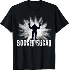 Booger Sugar Sasquatch Yeti Nose Beers Nachos T-Shirt  Bigfoot Nose Nachos Tee