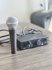 Arturia Minifuse 1 + Shure SM58