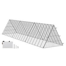 Chicken Tunnels 118.1 x 28 x 24.2 inch LxWxH Chicken Tunnels for Yard Po