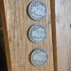 Barber Quarter Dollar Coins Lot 1911 1915 1916 Silver 25C 0.9 Fineness