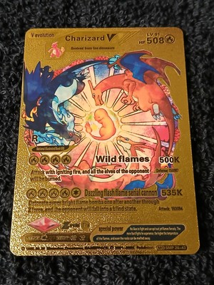TCG V Evolution Gold Foil Display Card Lv91 Near Mint/Mint Condition VHTF