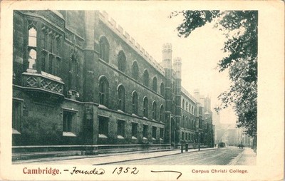 Corpus Christi College Cambridge c1909 Postcard London Stereoscopic Co