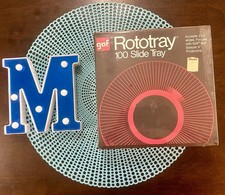 GAF Rototray 100 Slide Tray for Projector - Sawyer 2 x 2 Slides NEW Sealed