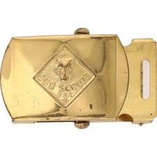 Brass Cub Scout Leader Bsa Boy Scouts America Scouting 1970s Vintage Belt Buckle