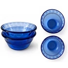 2 Retired Vtg Pyrex Cobalt Blue Custard Cups / Ramekin Dish #463 6 Ounce