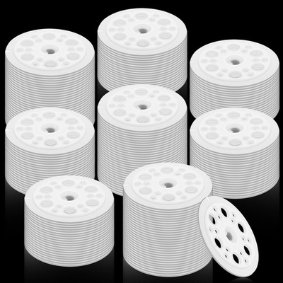 #ad 800 Pcs 46 mm White Plastic Washer Foam Board Fasteners and Load Spreading Poly $34.00
