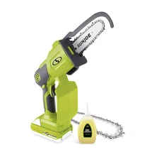 Sun Joe 24V One-Handed Chain Saw Kit Battery & Charger