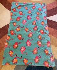 Cynthia Rowley Pink Flamingo Throw Blanket