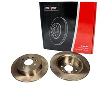 2X Maxgear Bremsschebeiben 260Mm Voll Hinten Passend FÜR Honda Civic Mg Mg