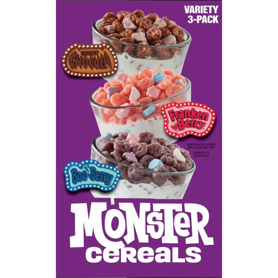 Paquete de cereales Monsters Muppet Variety Pack, 31,3 oz., paquete de 3 Foto 4 de 4