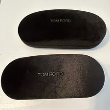 Tom Ford Sunglasses Case Brown Velvet Hard Shell Eyeglass Case SET OF 2