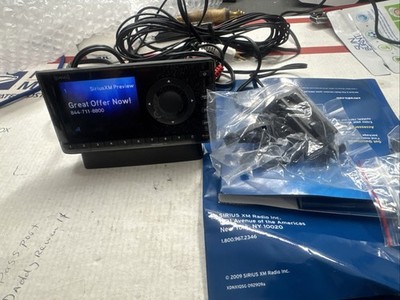 SIRIUS XM Radio ONYX Model #s XDNX1 W/ 1 Charge Cord, Antenna, Vehicle Dock.
