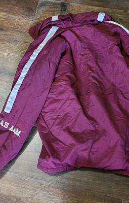 Texas A&M Aggies Jacket Adult Medium NCAA Windbreaker Team Apparel Mens