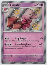 Tinkatuff 166/091 Shiny Rare Paldean Fates Pokemon Near Mint on eBay