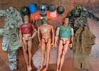 Lot of Vintage 1990's GI Joe 12" Action Figures with Tons of Accessories