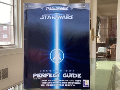 Star Wars Jedi Knight II Jedi Outcast Perfect Guide (2002) with Flawless Poster!