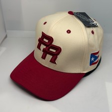 PUERTO RICO BASEBALL PR 3-D EMBROIDERED - PR FLAG  LETTERS AT SIDE SNAPBACK HAT