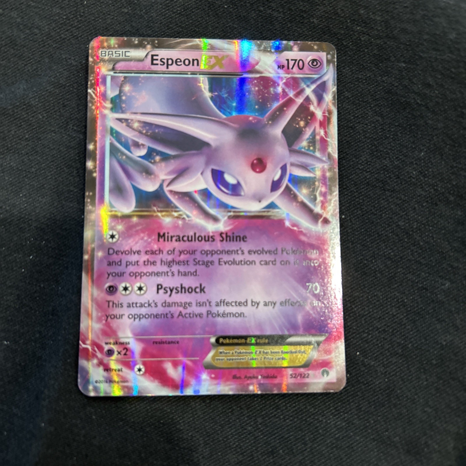Espeon EX 52/122 Breakpoint Holo