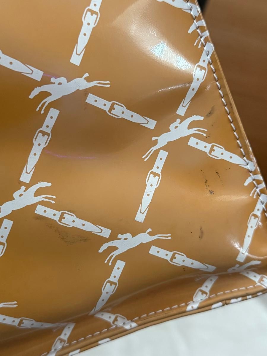 Good Condition Longchamp All Over Pattern Vinyl T… - image 6