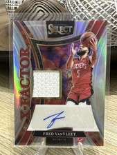 2024-25 Panini Select - X-Factor Memorabilia Signatures Fred VanVleet  /125 