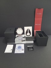 Orologio da polso uomo NIXON A1389-488 51-30 Chrono argento quadrante bianco lucido alto