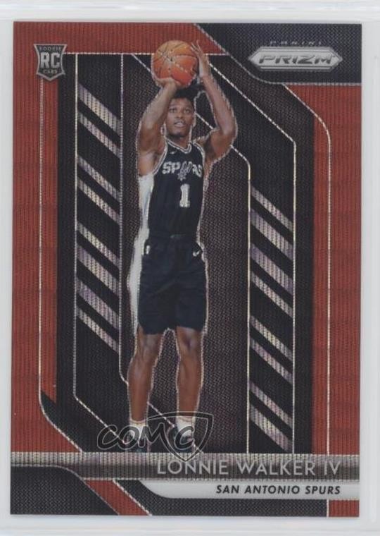 2018-19 Panini Prizm Ruby Wave Prizm Lonnie Walker IV #251 06oc
