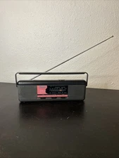 Vintage Soundesign 2328GRY Sound Sport Boombox AM/FM Stereo Receiver Tested Work