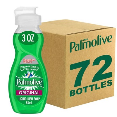 Palmolive Dishwashing Liquid Travel Dish Soap Original Scent Green 3 Fluid