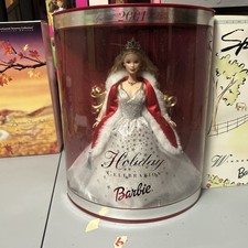 NIB 2001 Mattel 2001 Holiday Celebration Barbie 50304