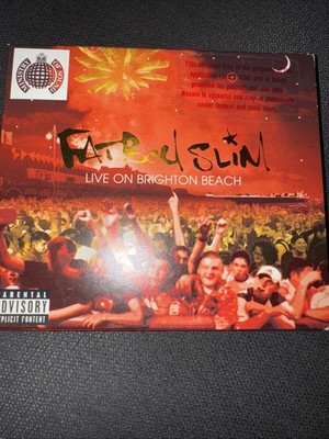 Live on Brighton Beach [PA] - Fatboy Slim (CD, 2002, Ministry of Sound) W/O Card