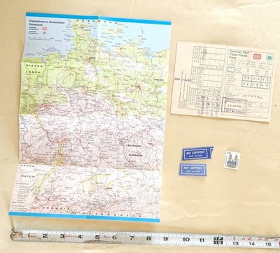 1993 German Rail Pass & Official DB/DR Railway Map - Gary Johnson