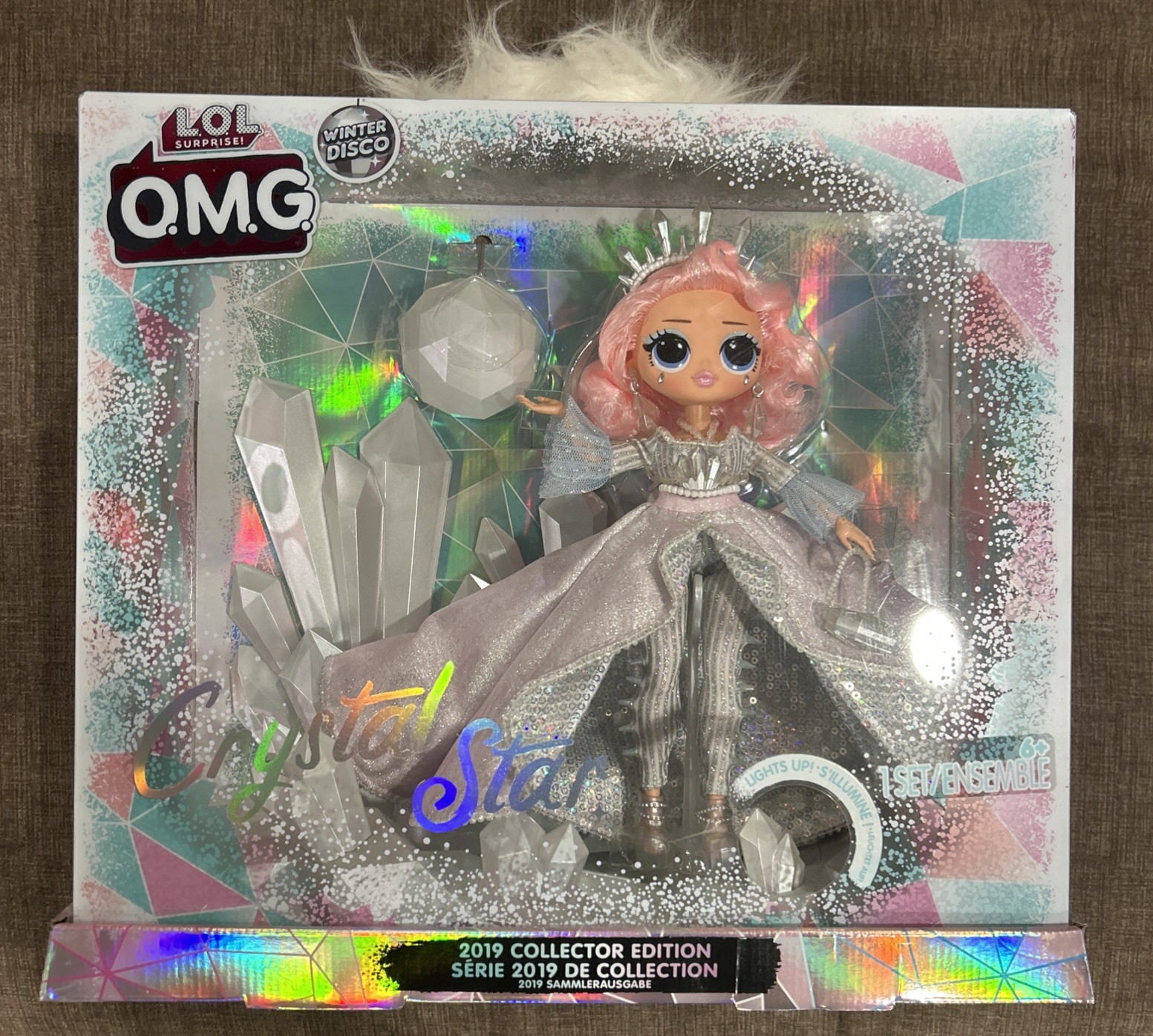 Кукла L.O.L. Surprise OMG Crystal Star 2019 Collector Edition Doll Winter Disco New