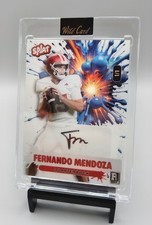 2026 Wild Card SPLAT Fernando Mendoza Auto 1/1 RC Blue Color Match Indiana